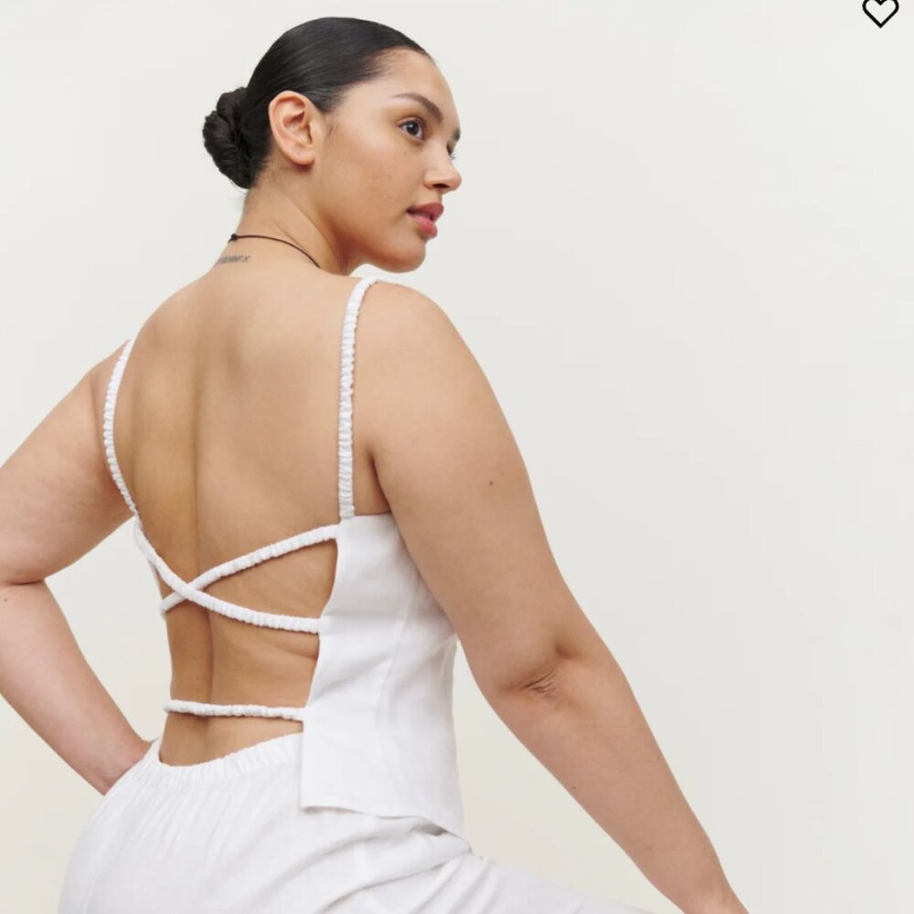 Reformation Amaya Linen Top